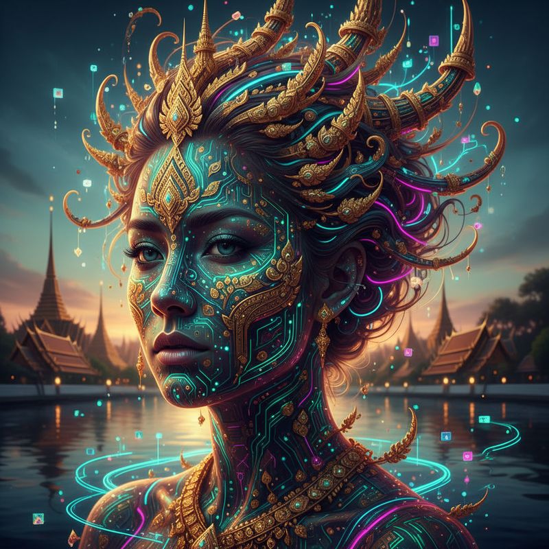 Chao Phraya Cyber-Filigree