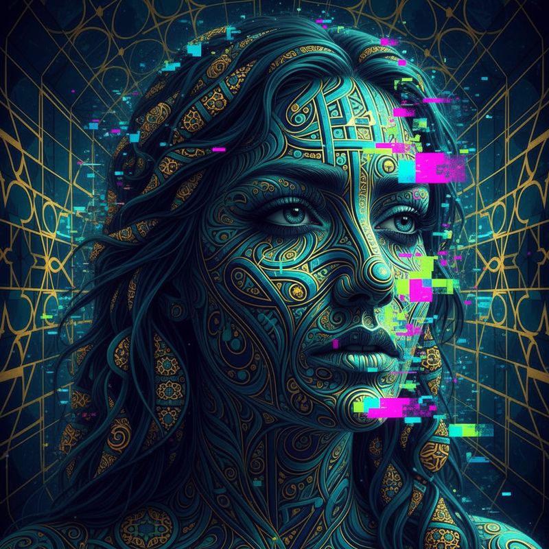 Nastaliq Glitch Weave