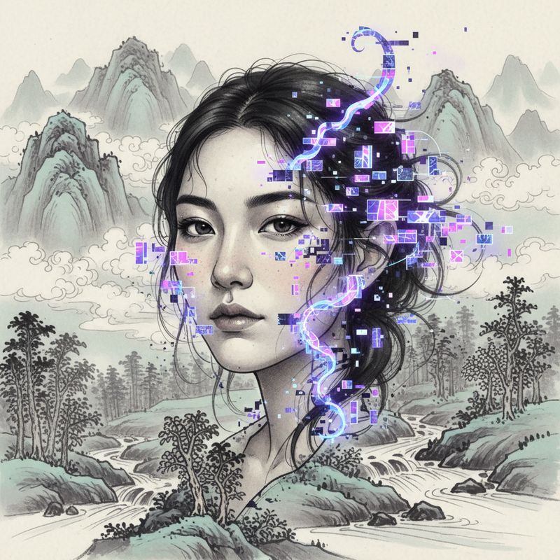 Ink-Flux Scroll