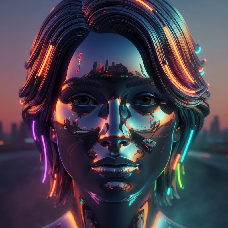 Chrome Americana Neon