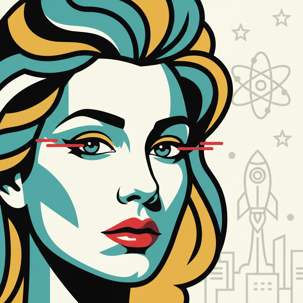 Atom Age Vector