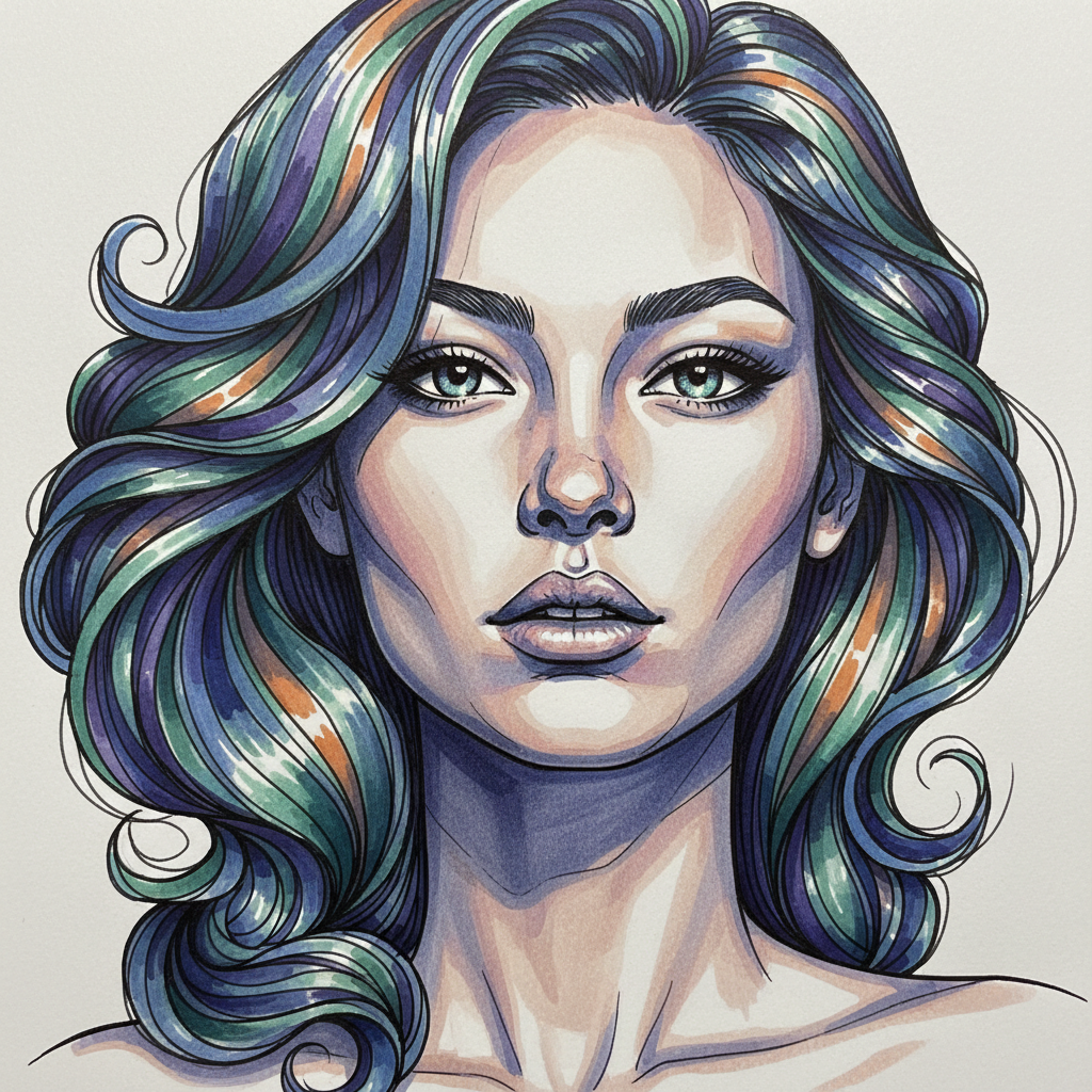 Vivid Contour Glyph