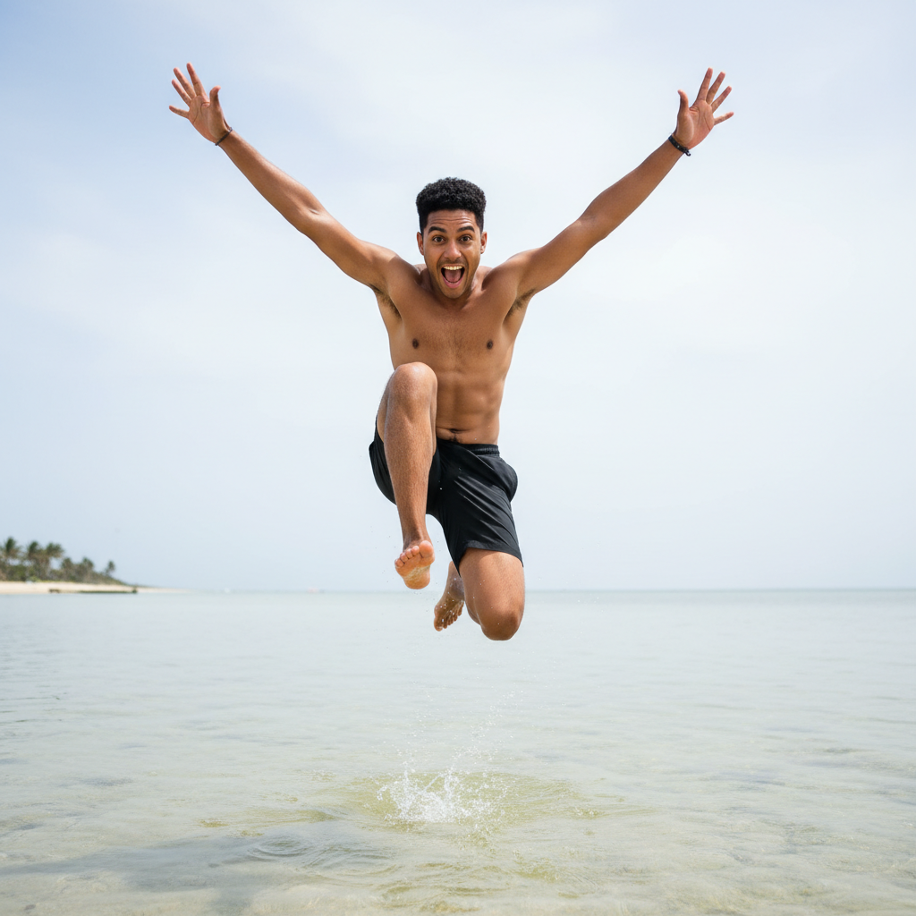 The Mid-Air Splash