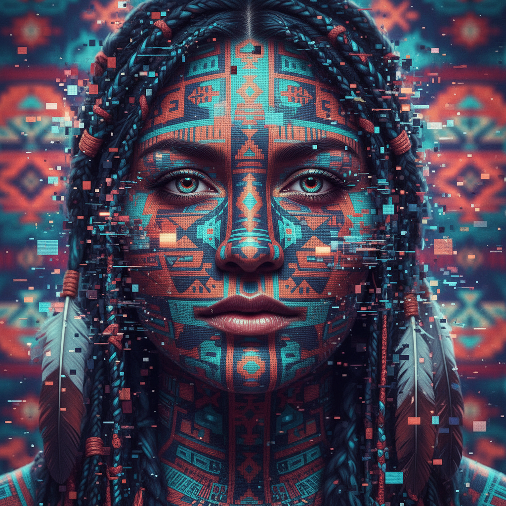 Ancestral Glitch Weave